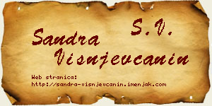 Sandra Višnjevčanin vizit kartica